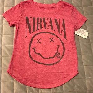 NWT Nirvana Girls graphic tee shirt 2T pink